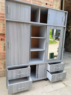 CLÓSET 3 CUERPOS GRIS