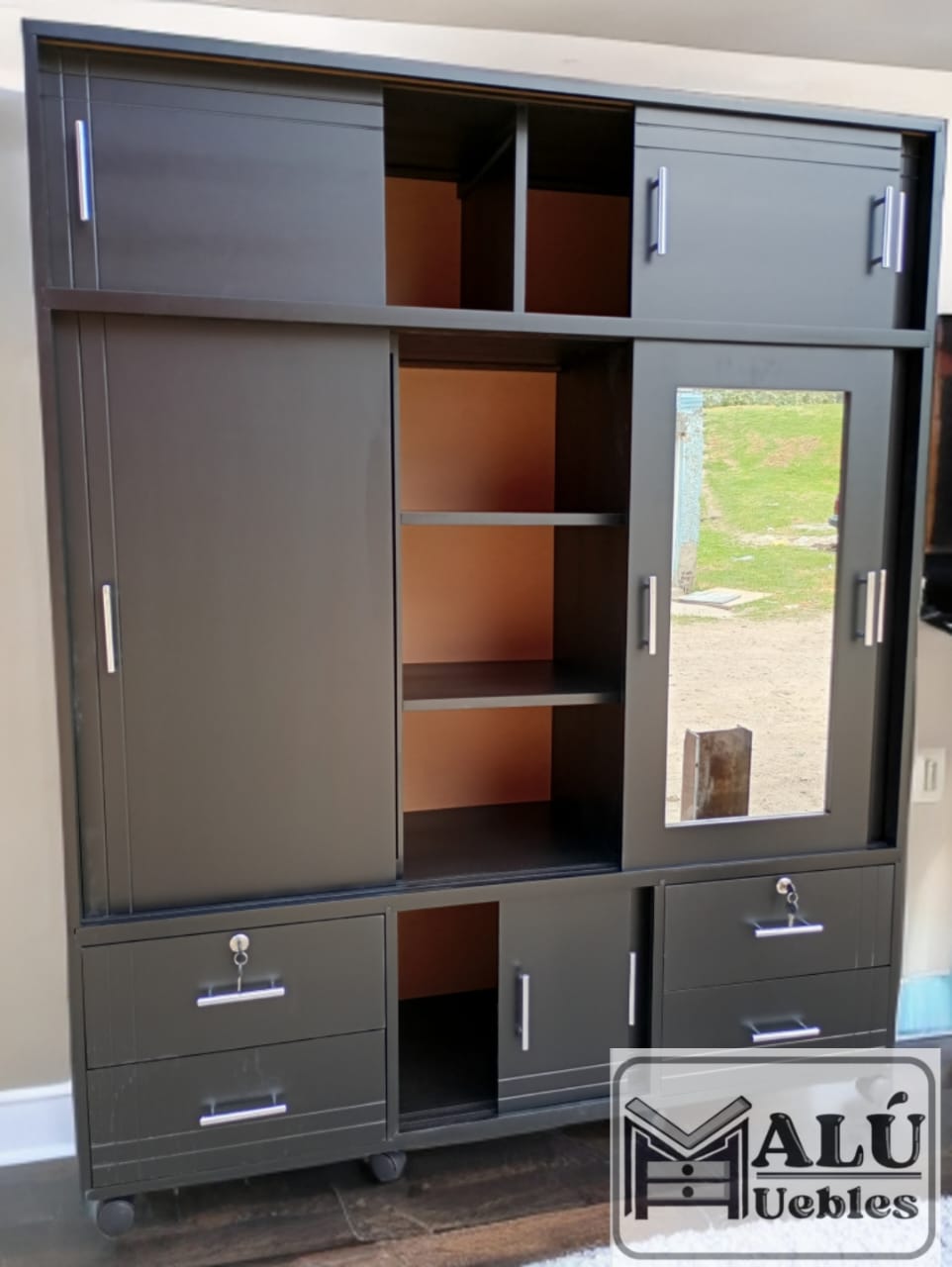 CLÓSET 3 CUEPOS NEGRO