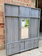 CLÓSET 3 CUERPOS GRIS