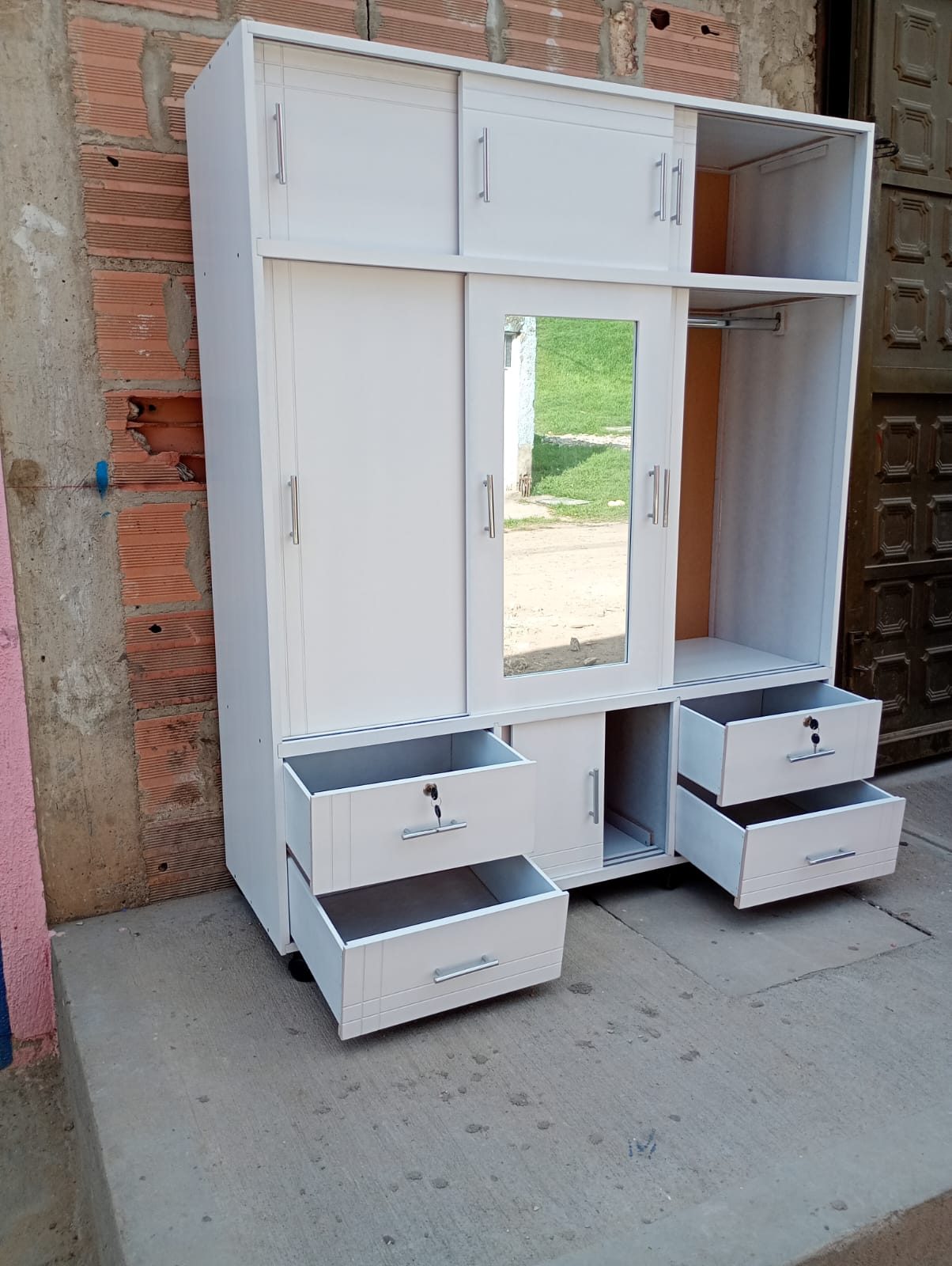 CLÓSET 3 CUERPOS BLANCO