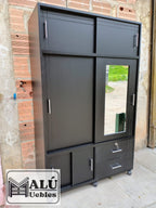 CLÓSET 2 CUERPOS NEGRO