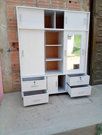 CLÓSET 3 CUERPOS BLANCO