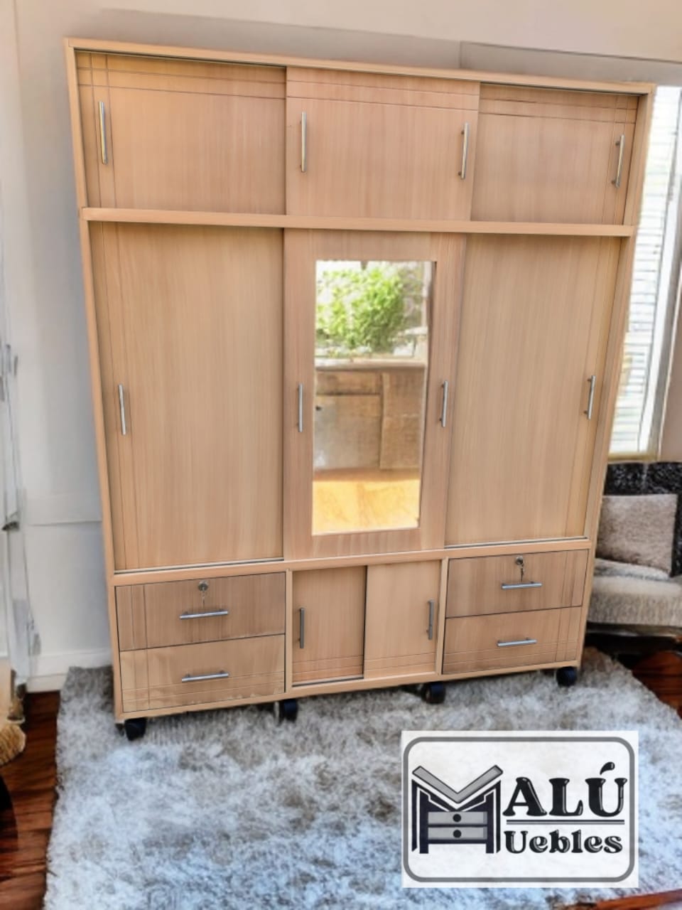 CLÓSET 3 CUERPOS BEIGE