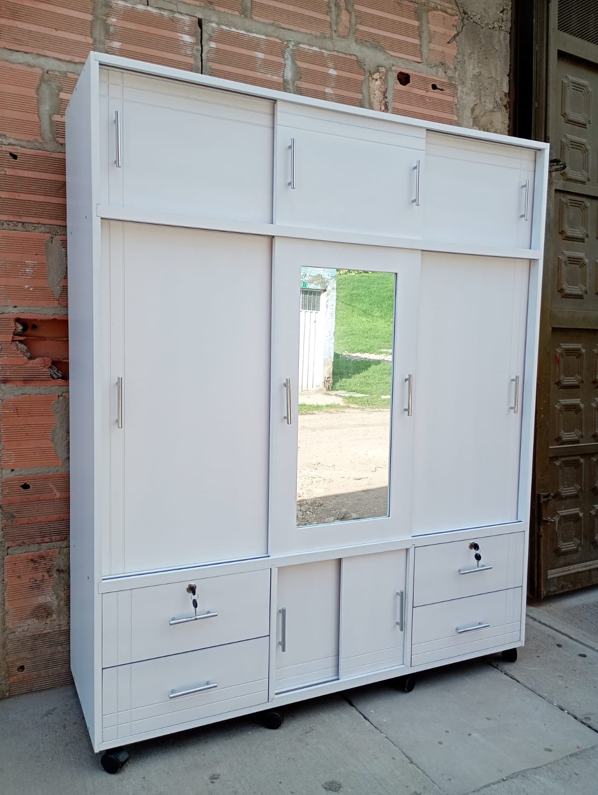 CLÓSET 3 CUERPOS BLANCO